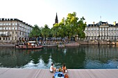 Frankreich, Bas Rhin, Straßburg, Altstadt, die von der UNESCO zum Weltkulturerbe erklärt wurde, das Palais des Rohan, das das Museum für dekorative Künste, schöne Künste und Archäologie beherbergt, und die Kathedrale Notre Dame