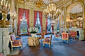 France, Paris, area listed as World Heritage by UNESCO, Bourbon palace, seat of the french National Assembly, the Seasons Lounge at the Lassay Hotel
