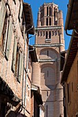 Frankreich, Tarn, Albi, von der UNESCO zum Weltkulturerbe erklärt, Altstadt und Kathedrale Sainte Cecile