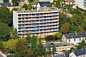 France, Loir et Cher, Blois, residential building (aerial view)