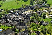 Frankreich, Correze, Turenne, mit dem Label Les Plus Beaux Villages de France (Die schönsten Dörfer Frankreichs),