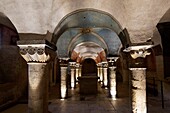 France, Calvados, Bayeux, Notre-Dame cathedral, dated 11th to 15th century, the crypt