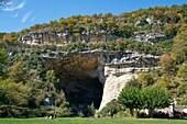 France, Ariege, Mas d'Azil, Pyrenees Ariegeoises Regional Nature Park, Mas d'Azil cave