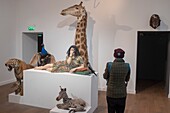 Frankreich, Paris, Stadtteil Le Marais, Musee de la Chasse et de la Nature (Museum für Jagd und Natur) im Hotel de Guenegaud, Ausstellung Sophie Calle