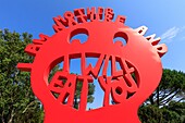 France, Var, Hyeres Islands, Port Cros National Park, Porquerolles Island, Carmignac Foundation, Le Jardin, Sea of Desire exhibition, Mother Nature by Olaf Breuning