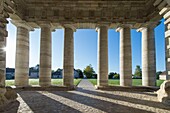 France, Doubs, Arc and Senans, in the royal saline listed as World Heritage by UNESCO the porch of the entry
