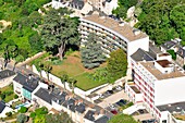 Frankreich, Loir et Cher, Blois, Wohngebäude (Luftaufnahme)