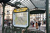 France, Paris, 18th District, Metro Abbesses, Place des Abbesses