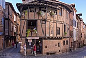 France, Tarn, Albi, listed as World Heritage by UNESCO, the Maison du Vieil Alby in the old district