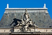 France, Meurthe et Moselle, Nancy, roof of the Ensemble Poirel theater and contemporary art gallery