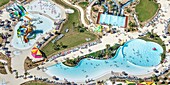 Frankreich, Vendee, Moutiers les Mauxfaits, Wasserpark (Luftaufnahme)