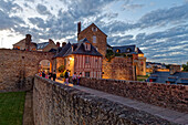 France, Morbihan, Gulf of Morbihan, ramparts and Poterne gate