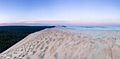 France, Gironde, Pyla-sur-Mer, La Teste de Buch, listed as Grand Site, view of the dune of the pilat at sunrise