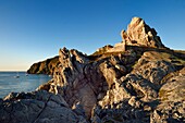 Frankreich, Var, Iles d'Hyeres, Parc National de Port Cros (Nationalpark von Port Cros), Insel Porquerolles, das Fort am Cap des Medes