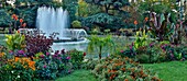 France, Haute-Garonne, Toulouse, listed at Great Tourist Sites in Midi-Pyrenees, Grand-Rond square, view of the garden and the spring fountain