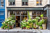Frankreich, Paris, der Blumenhändler Stéphane Chapelle