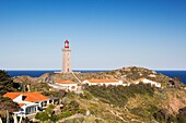 Frankreich, Pyrenees Orientales, Port Vendres, Bären-Kap, Leuchtturm Cap Bear, denkmalgeschützt