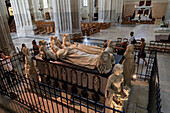 France, Loire Atlantique, Nantes, St Pierre St Paul Cathedral, tomb of Marguerite de Foix and duke of Brittany Francis II, the last Duke of the independent Brittany in the 15th century