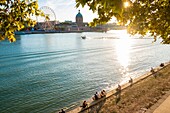 Frankreich, Haute Garonne, Toulouse, die Docks der Daurade am Rande der Garonne