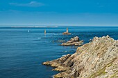 Frankreich, Finistere, Regionaler Naturpark von Armorica, Meeresnaturpark von iroise, Plogoff, die Pointe du Raz als Grand National Site eingestuft