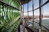 France, Pyrenees Atlantiques, Biarritz, Saint Martin Cape, Inside the Biarrtiz lighthouse listed as Historical Monument