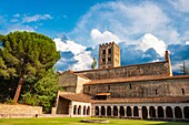 Frankreich, Pyrenees Orientales, Codalet, Abtei von Saint Michel de Cuxa, Regionaler Naturpark der katalanischen Pyrenäen