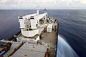 France, Indian Ocean, French Southern and Antarctic Lands listed as World Heritage by UNESCO, the Marion Dufresne (supply ship of French Southern and Antarctic Territories) is underway to the French Southern Islands