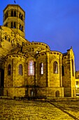 Frankreich, Puy de Dome, Issoire, romanische Kirche Saint Austremoine, Bett der Abtei Saint Austremoine