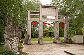 Frankreich, Yvelines, Saint Remy l'Honore, Yili-Garten, erster chinesischer Garten in Frankreich
