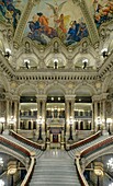 France, Paris, Garnier opera house, the main stairway