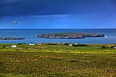 France, Finistere, Ponant islands, Armorica Regional Nature Park, Iroise Sea, Ouessant island, Biosphere Reserve (UNESCO), Keller island and the islets of the North Coast