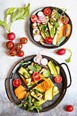 Polenta with grilled vegetables