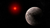 Exoplanet TRAPPIST-1 b, illustration