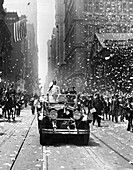 Parade on Admiral Byrd's return from Antarctica expedition