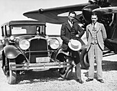 Howard Hughes and Roscoe Turner