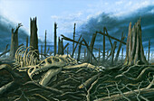 End of the Cretaceous, illustration