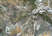 Afghanistan, satellite image
