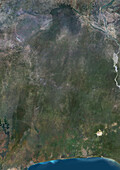 Benin and Togo, satellite image