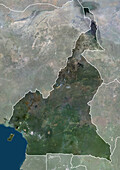 Cameroon, satellite image