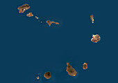 Cape Verde, satellite image
