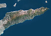 East Timor, satellite image