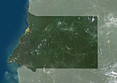 Equatorial Guinea, satellite image
