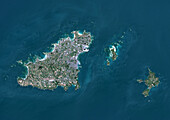 Guernsey, satellite image