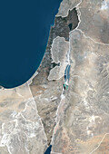 Israel, satellite image