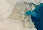 Kuwait, satellite image