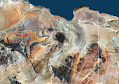 Libya, satellite image