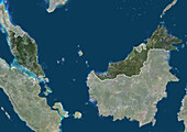 Malaysia, satellite image