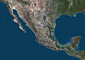 Mexico, satellite image