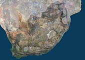 South Africa, satellite image