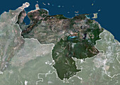 Venezuela, satellite image